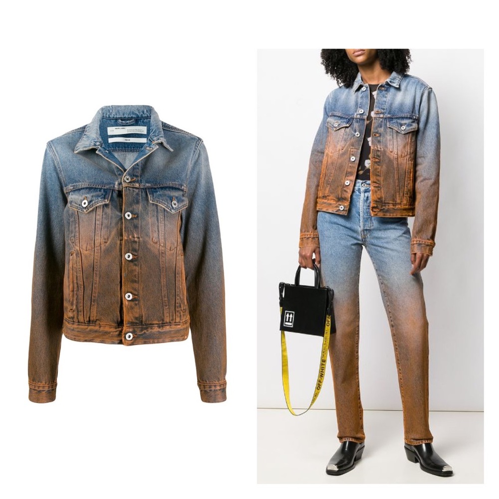 Off-White Degrade Denim Jacket - NWT